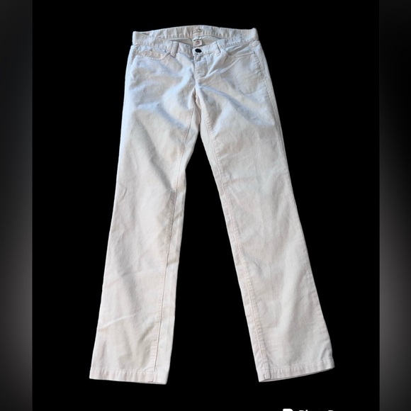 J. Crew Pants - NWT New! J.Crew Stretch Vintage Corduroy Pants (27 S) - Ivory - short inseam